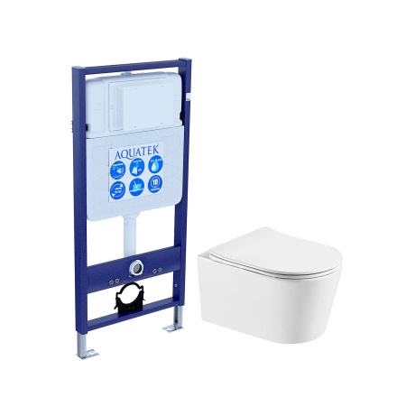 Сет унитаз + инсталляция Aquatek SET AQUATEK ОБЕРОН T